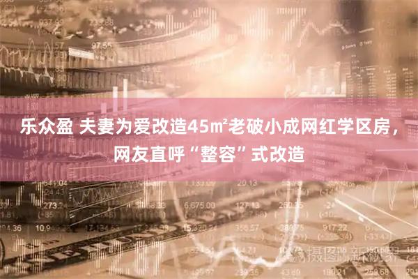 乐众盈 夫妻为爱改造45㎡老破小成网红学区房,网友直呼“整容”式改造